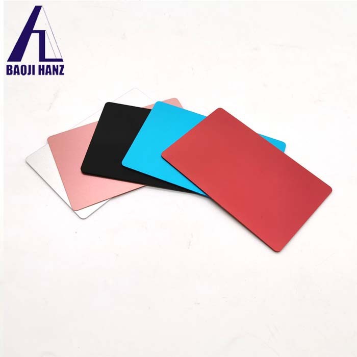 Titanium Business Card Titanium Business Card